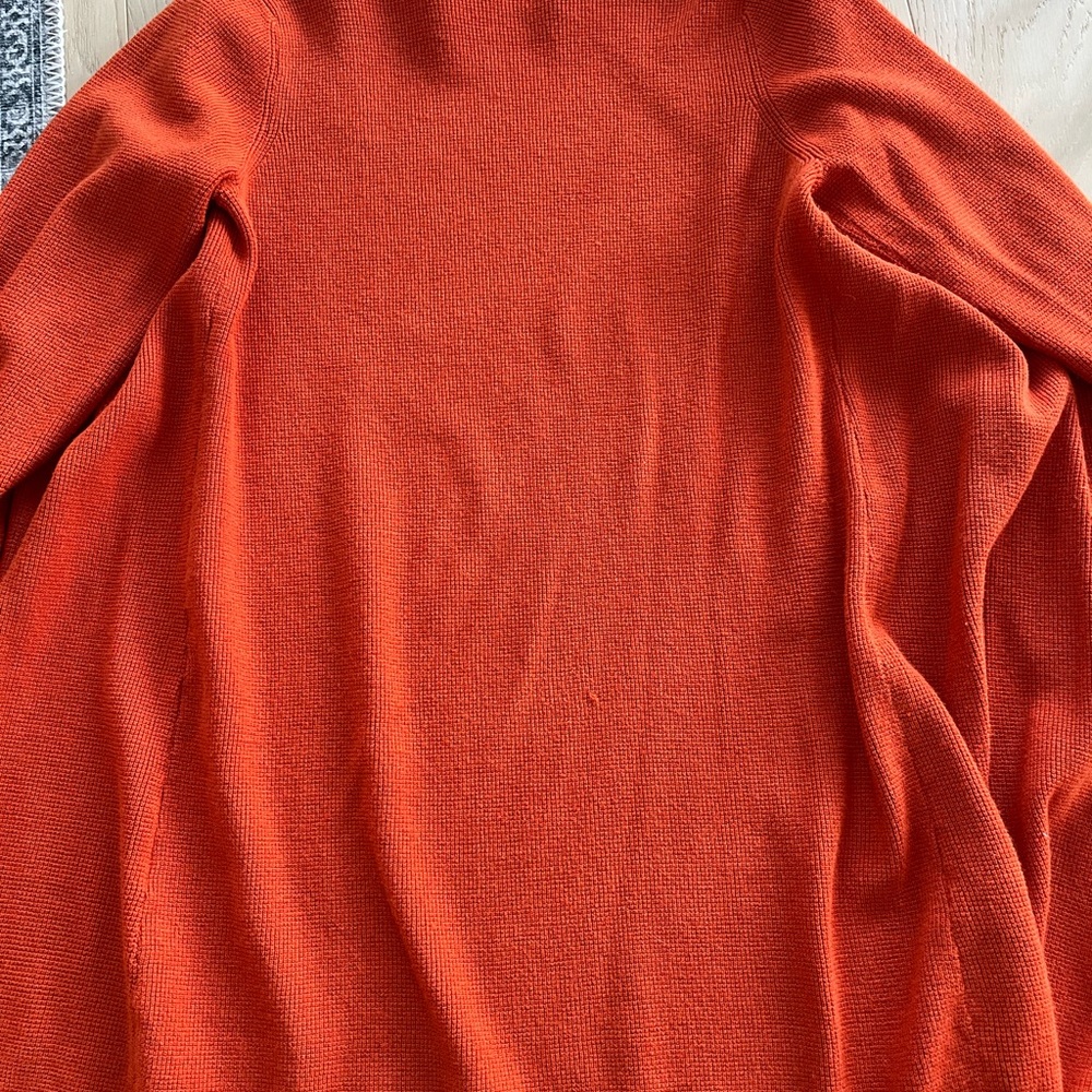 Cyrus Knit Sweater in Vibrant Orange - Picture 4 of 4